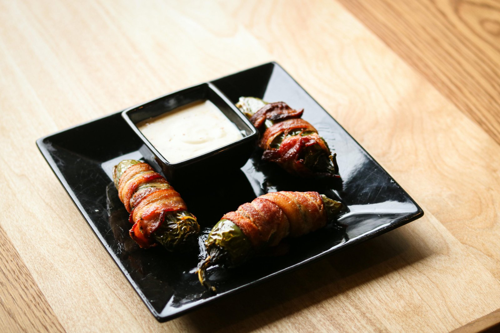 Bacon Cheese Jalapeño Wrappers at Tequila Fuego Longview